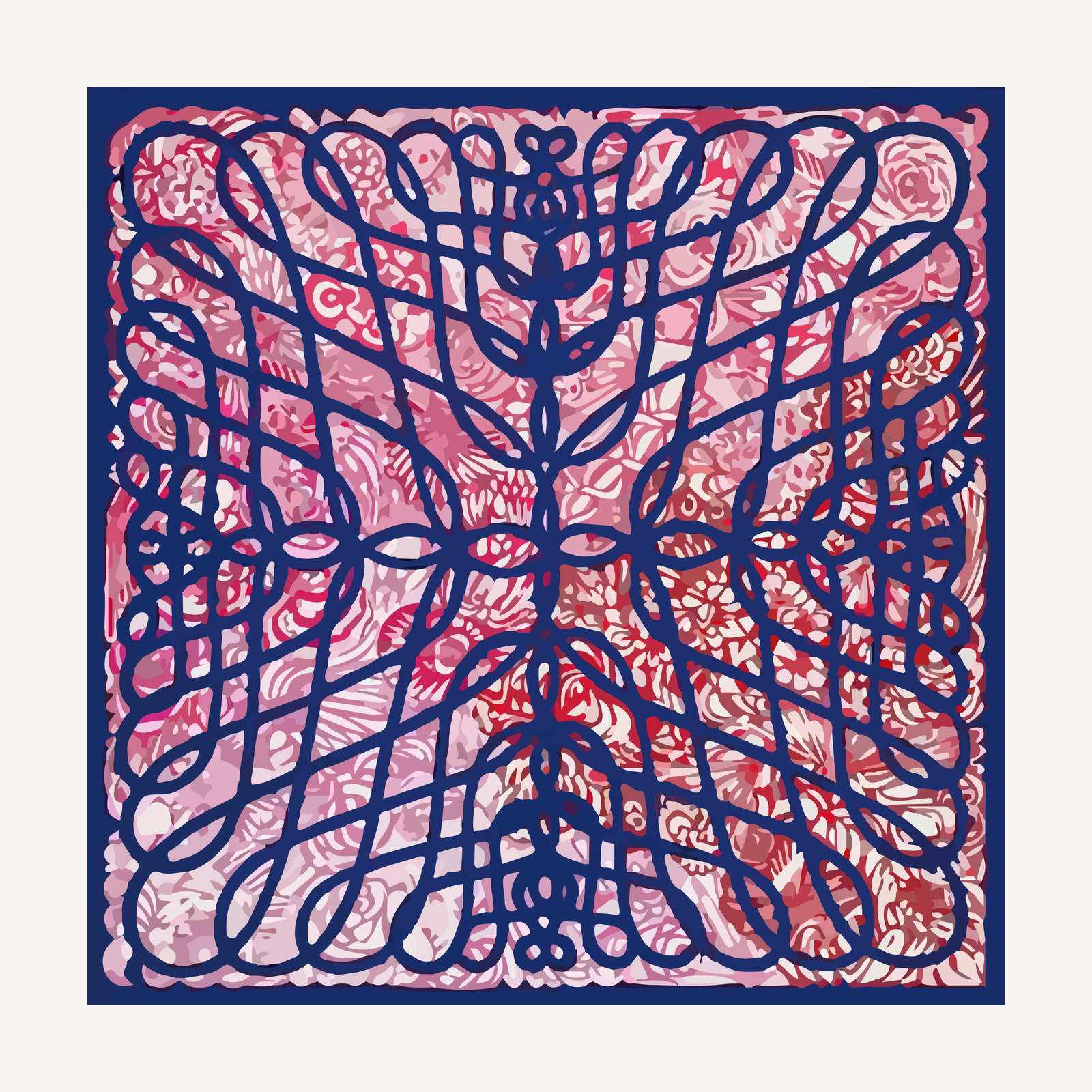 Tali in Indigo, flat view